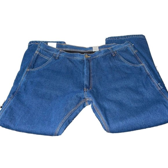 Key Jeans Nwt Key Fleece Lined Dunagree Jeans Mens Sz 42x32 Dark